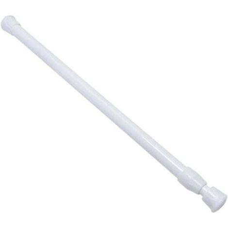 Extendable Curtain Rod, Extendable Tension Rod, Easy to Install for Net Curtains, Extendable Telescopic Rods for Shower Curtain, Bathtub, Door Cabinets (1/4)