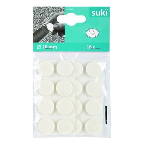 Fix-o-moll Protezione per tappeti 12 pattini bianchi da 24 mm - Fix-o-moll