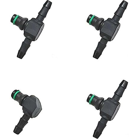 4 Pièces Connecteur Retour Injecteur Diesel Common Rail Pour Système Injection Moteur