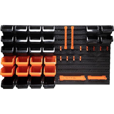 Scaffale Black & Decker Nero 98 X 23 X 43 CM Plastica 43 Pezzi (1/5)