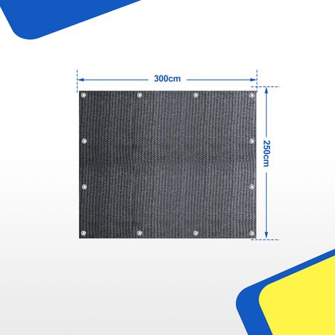 Wolketon Vorzeltteppich 250x300 cm HDPE UV-stabil Wasserdurchlässig Atmungsaktiv für Zelt & Caravan & Picknick