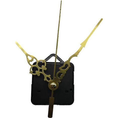 Kit d'outils de réparation pour mécanisme d'horloge murale à aiguilles dorées, mouvement silencieux, aiguilles fleuries (1/3)