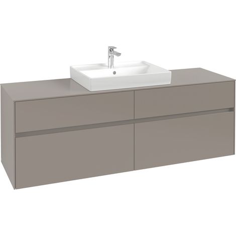 Villeroy & Boch Collaro Meuble sous-lavabo, 4 tiroirs, lavabo au (1/2)