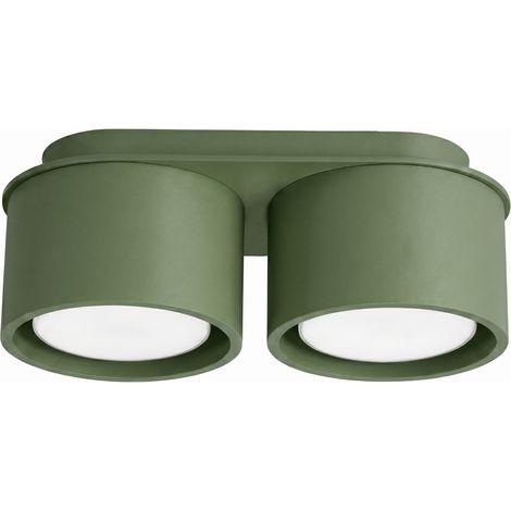 Plafoniere MODO verde oliva 21x8x10cm Alluminio Sollux (1/5)