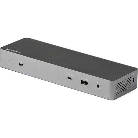 StarTech.com Dock Thunderbolt 3 compatibile con USB-C - Doppio monitor 4K 60Hz DisplayPort 1.4 o doppio display HDMI - Laptop Docking Station 8K 60Hz- Dock TB3/USB-C - 96W PD, 5xUSB - 10Gbps (1/4)