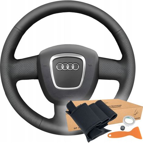 COUVERCLE DE VOLANT POUR AUDI A3 8P A4 B7 A6 S6 S4 SEAT EXEO
