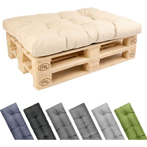 Garronda Coussin Palette Extérieur Imperméable 120x80cm Cappuccino GD-0252 (1/5)