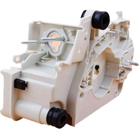 1 Carcasa de motor, plástico blanco, para motosierra de gasolina STIHL 017 018 MS170 MS180 (1/5)