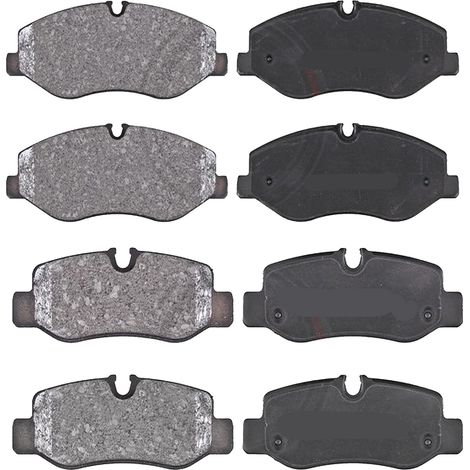 KIT PASTIGLIE FRENO ANTERIORI E POSTERIORI compatibile con MERCEDES-BENZ VITO FURGONATO (W447) / PASTIGLIE FRENANTI AUTO OEM 35055  37553,35056 / SOSTITUZIONE DIRETTA / BASSA POLVERE / SILENZIOSO