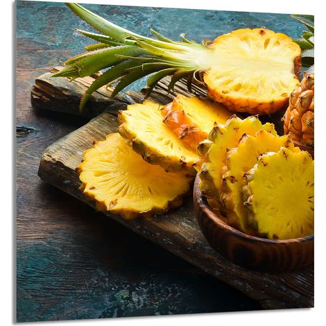 Panneau de verre POUR la cuisine 60x65 Ananas (1/5)