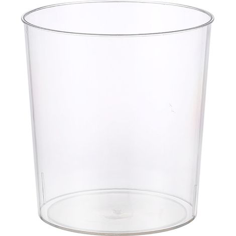 Poubelle transparente, poubelle transparente de grande capacité, corbeille à déchets en plastique pour salle de bains, cuisine, chambre à coucher, bureau M (1/5)