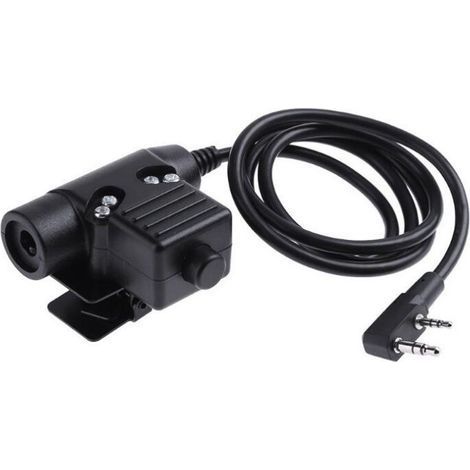 FENOPLASTICAU94 Kenwood 2-Pin Push-to-Talk PTT-Anschluss für Airsoft-Walkie-Talkies Z113-KEN (1/5)