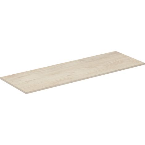 Console en bois IS Connect Air, pour US 1300mm, 1304x442x18, Pinie clair/déco beige mat (1/3)