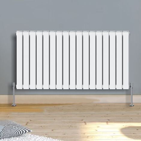 Warmehaus 600x1158mm Horizontal Radiator Flat Panel Double White (1/5)