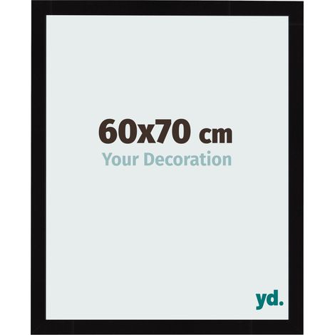 yd. - Cadre photo 60x70 - Noir Brillant - MDF - Bologna (1/5)