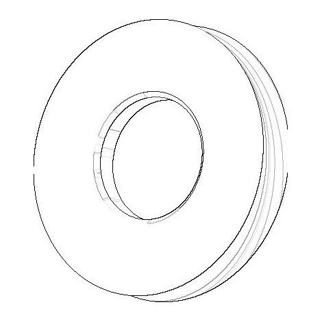 Dornbracht Rosette Ersatzteile 092720001 chrom