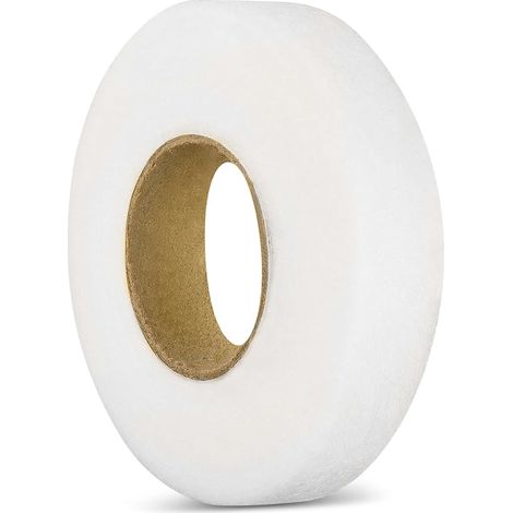 Ruban thermocollant 64 M X 20 MM-Ourlet thermocollant adhesif rideau/pantalon/robe/jean-bande transparente tissu- autocollant adhesif rapide avec fer à repasser (1/3)