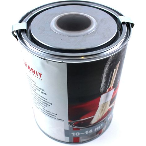 Vernis à peinture noir profond RAL 9005 Nopolux Wilckens Granite, pot de 1 l