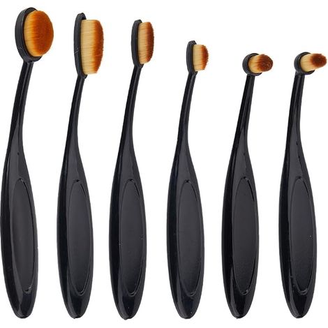 Plastic Ink Blender Brush Set for Card Making Crafts Painting Drawing Stencils Black and Brown (1/4)
