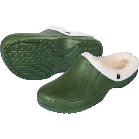 ZOCCOLI CON PELLICCIA 40 VERDE