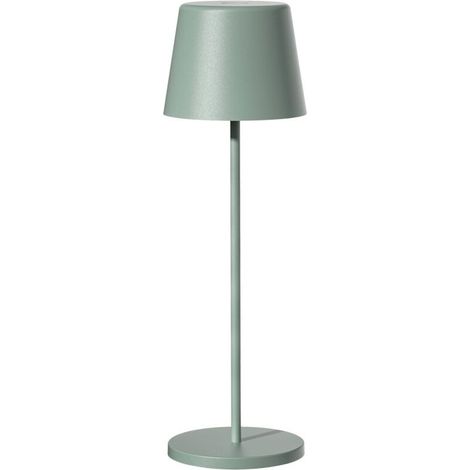 KELLY Kabellose LED-Tischleuchte, grünes Metall, H38CM - KELLY Kabellose LED-Tischleuchte, grünes Metall, H38CM (1/5)