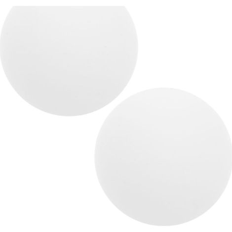 de 2 abat jour ronds en verre de 80 mm pour suspensions (1/5)
