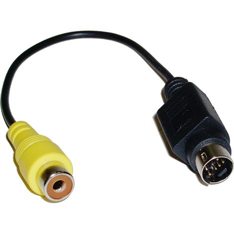 BeMatik - SVHS pour adaptateur vidéo composite-7 (RCA-H/MiniDIN7-M) (1/2)