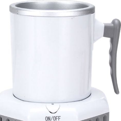 [Taza enfriadora de café] Taza enfriadora, taza enfriadora de aluminio, 420 ml, con función de aire acondicionado, fácil de usar, portátil, enfriamiento rápido. (1/4)
