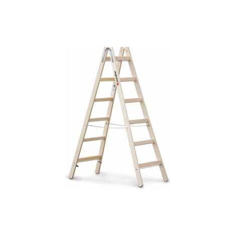 Euroline Holz Sprossenstehleiter 2x5 Sprossen