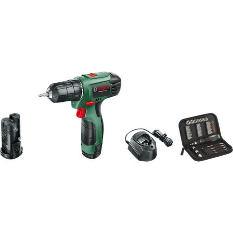 Batterieschraubenbohrer 10,8 V Bosch PSR Easy Li-2 - TRAPANO+VALIGETTA+CARICABATTERIA+SET 38PZ