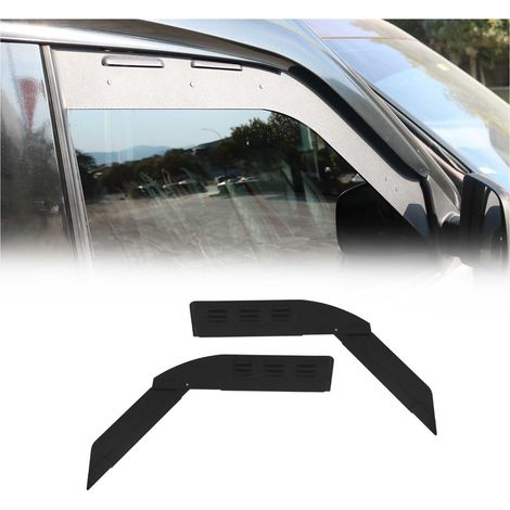 OMAC Grille d'aération de Fenêtre de Voiture Airvent Compatible avec VW Transporter T3 1979 à 1990, Grille de Ventilation Aérateur de Fenêtre, 2 Pcs Noir (1/5)