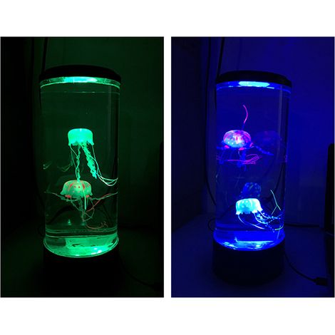 Lampe Méduse à Lumières Changeantes - Décoration Bureau Chambre, Idée Cadeau Homme Femme Enfant (1/5)