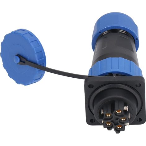 Connecteur électrique aviation 5 broches IP68 380V 45A, étanche, sans soudure, diamètre de contact 2.8mm (1/5)