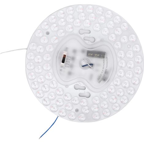 Panneau de remplacement pour éclairage de ventilateur de plafond LED 6,6 pouces (16,8 cm) 24 W, 5 CCT, température de couleur réglable (3000 K, 3500 K, 4000 K, 5000 K, 6500 K), installation magnétique (1/5)