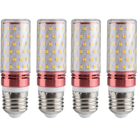 Lot de 4 ampoules LED E1412 W 220 V, douilles pour lampe de table, lustre, éclairage d'urgence domestique, blanc naturel