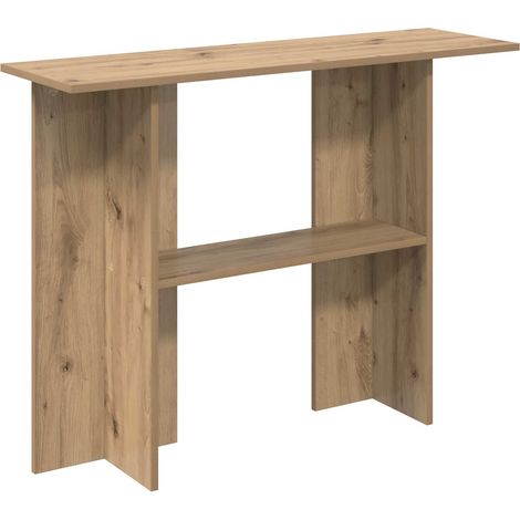 Mesa Consola Roble Artesanal 100 x 30 x 75 cm vidaXL