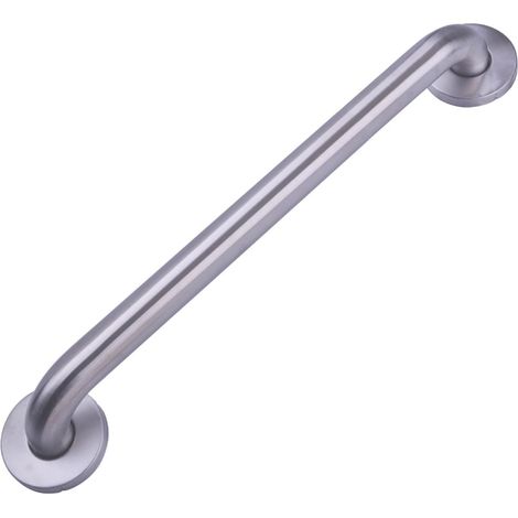 1 Barre d'appui, Acier inoxydable, Diamètre 3,18 cm, Longueur 45,7 cm, Charge 226,8 kg, Salle de bain