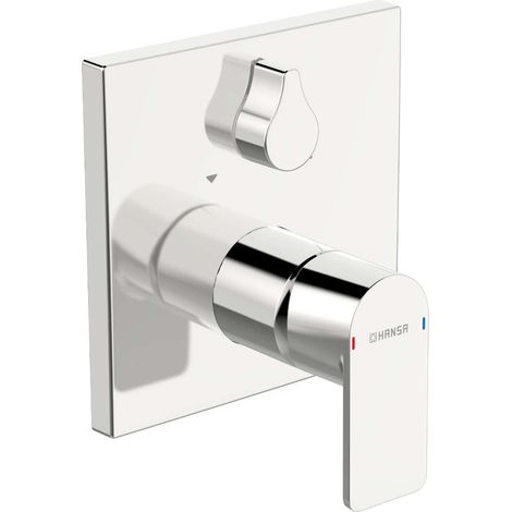 Hansa Stela - Miscelatore ad incasso per vasca da bagno, 2 utenze, cromo 87849073 (1/2)