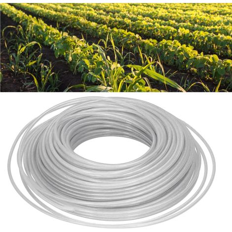 Fil de coupe-bordures flexible en acier, 3 mm x 30 m, accessoire pour tondeuse à gazon (1/5)