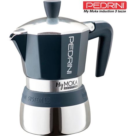 PEDRINI CAFETIÈRE MYMOKA INDUCTION, 3 TASSES 02CF095 (1/3)