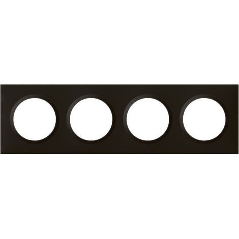 LEGRAND DOOXIE PLAQUE QUADRUPLE NOIR - 600894