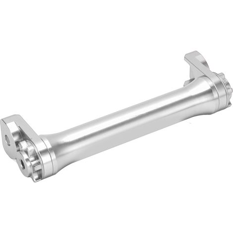Guidon télescopique en alliage d'aluminium avec rallonge pour vélo pliant Brompton 3sixty, longueur repliée de 124 mm, argent (1/5)