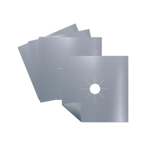 Schutzfolie für Kochfelder – Teflon – 27 x 27 cm – Grau – 4er-Pack (1/5)