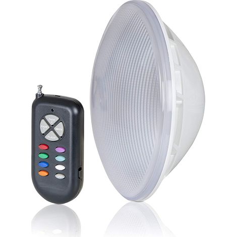 LAMPARA LED COLOR CON MANDO A DISTANCIA PAR 56 PARA PISCINAS GRE (1/5)