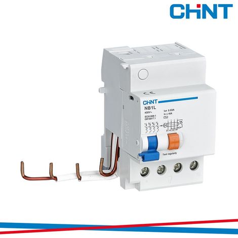 Chint interruttore differenziale 4 poli 40a ac chint 198389 protezione impianti (1/3)
