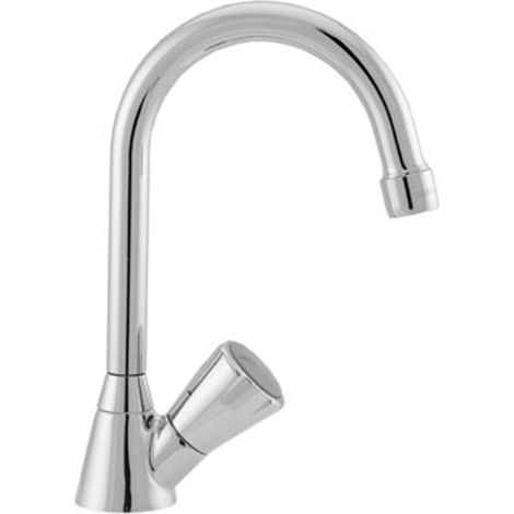 Venlo Nimbus II Laiton Eco robinet de WC avec bec pivotant et aérateur chrome (1/2)