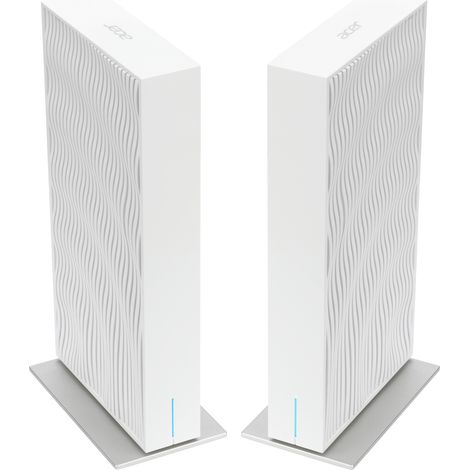 Acer Wave 7, wifi 7 Mesh Router, EU plug, dual pack router inalámbrico Gigabit Ethernet Dual-band (2.4GHz + 5GHz or 2.4GHz + 6GHz)