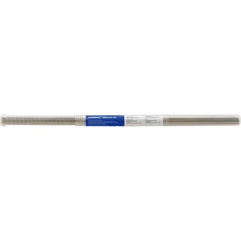 Argent d'apport de brasage, Dimensions : 1,5 x 500 mm,barres de 8 g (Par 25) (1/2)