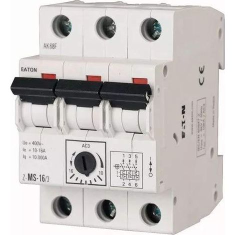 MOELLER SALVAMOTORE BI-E TRIPOLARE   JP48C    Z-MS-1,6/3