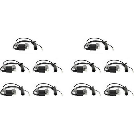 10 bobines d'allumage pour groupe électrogène à essence Honda 5,5 CV et 6,5 CV (168 °F). (1/5)